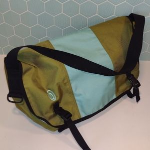 Timbuk2 BAG Large Classic Messenger EUC Green Aqua